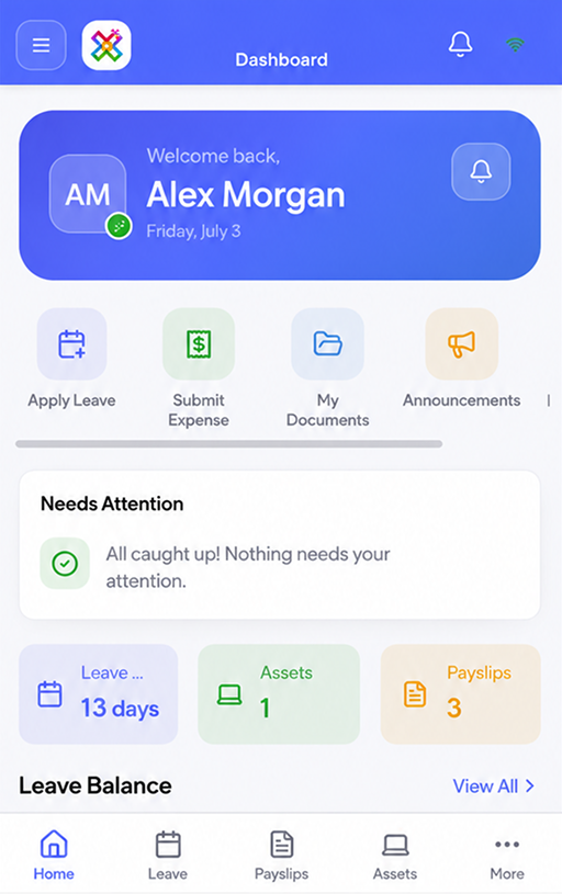 TeamPulseIQ Mobile App - Manage HR on the go